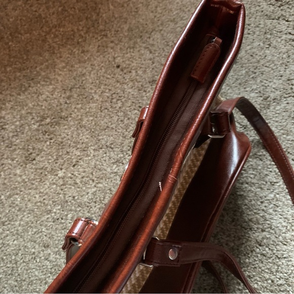 Vintage Texas Leather Manufacturing Shoulder Bag Purse - Picture 5 of 6